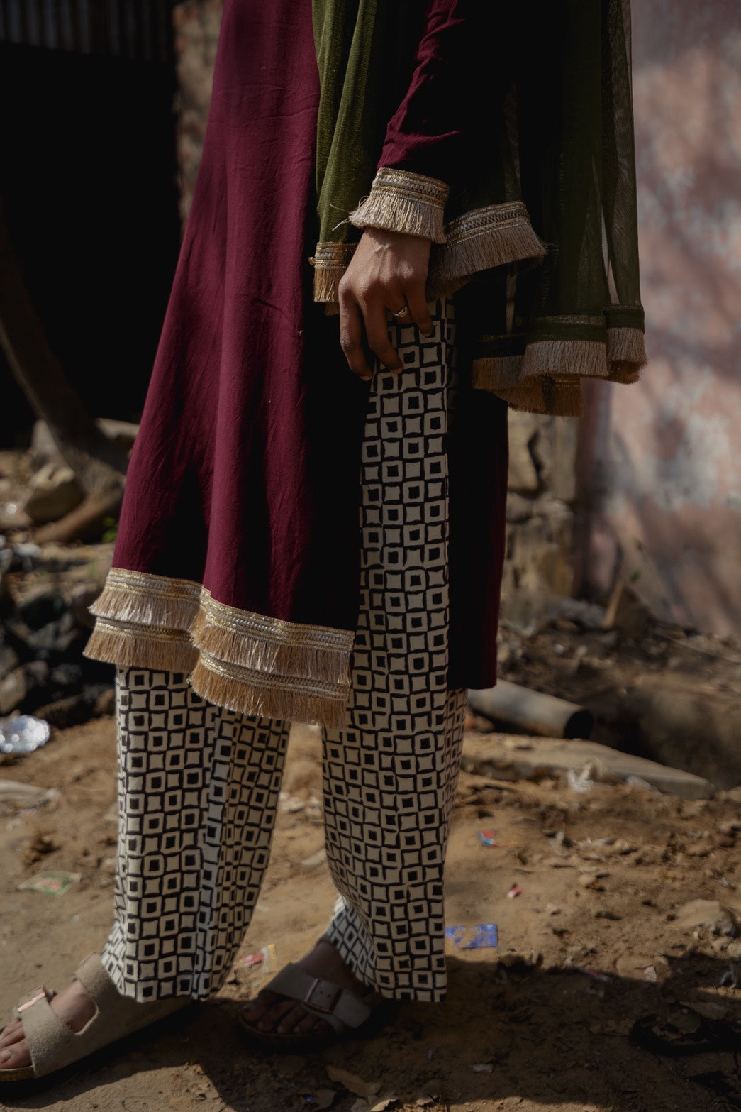 Bagru block print pants（modern）