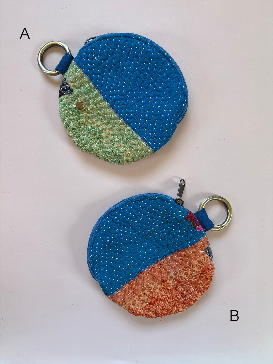 round kantha pouch 6