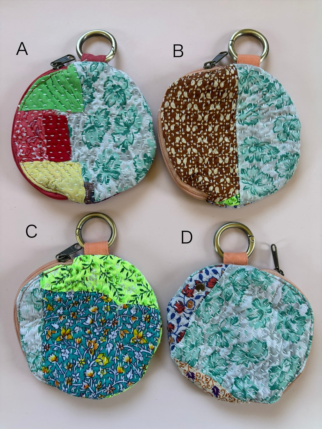 round kantha pouch 9