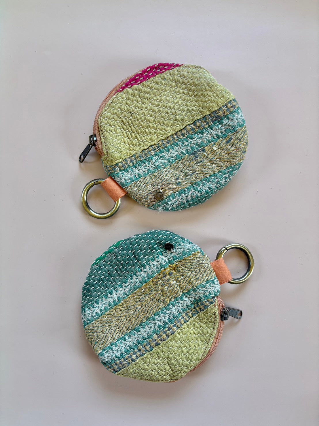 round kantha pouch 11