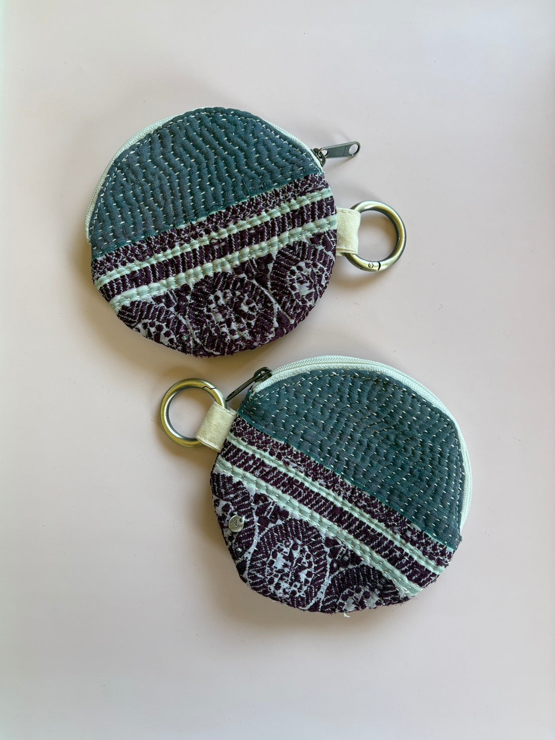 round kantha pouch 2