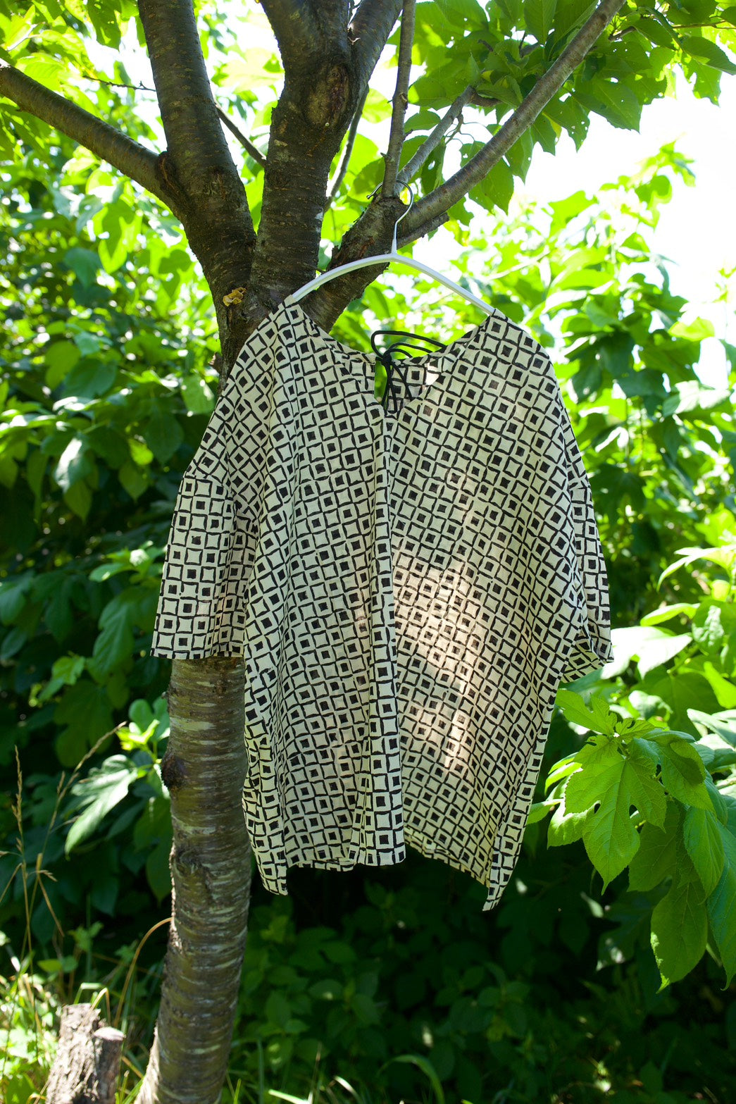Bagru block print top（modern）