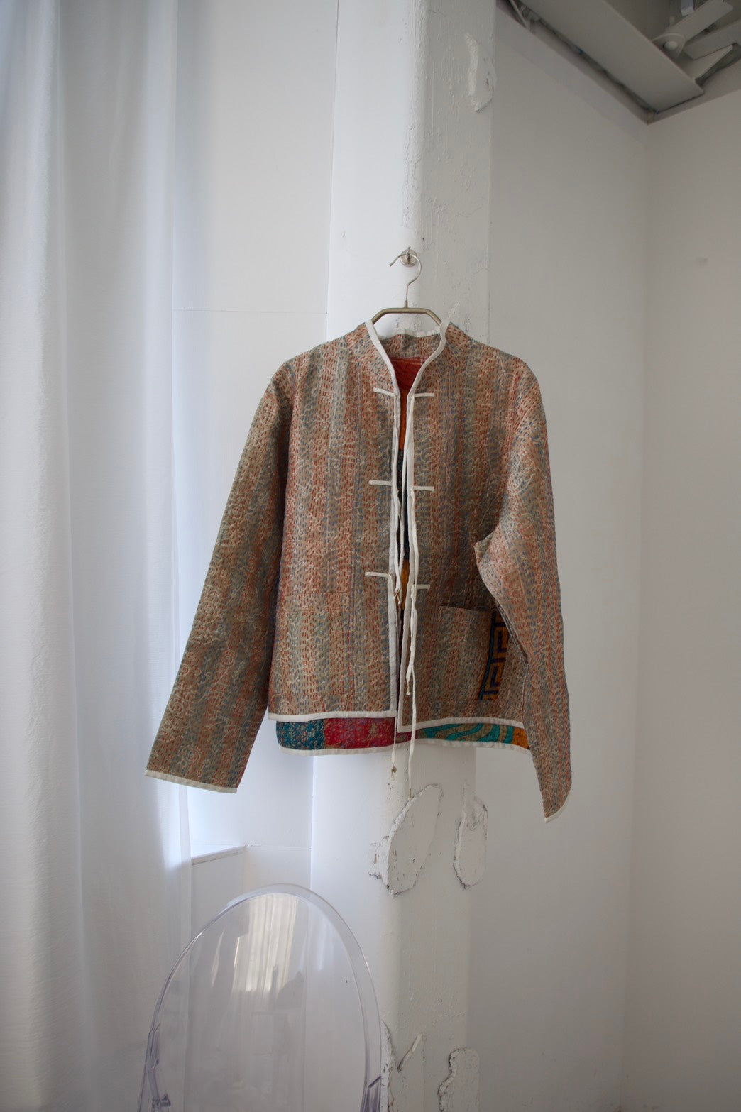 silk kantha jacket  （a）