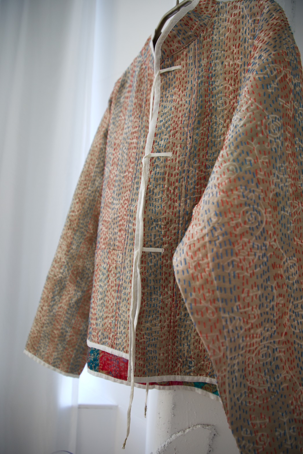 silk kantha jacket  （a）