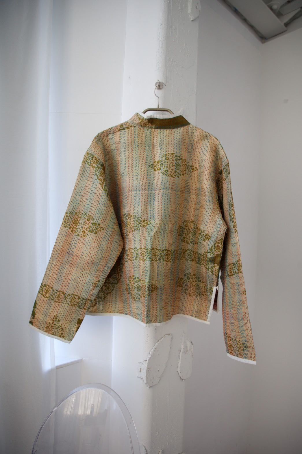 silk kantha jacket  （b）