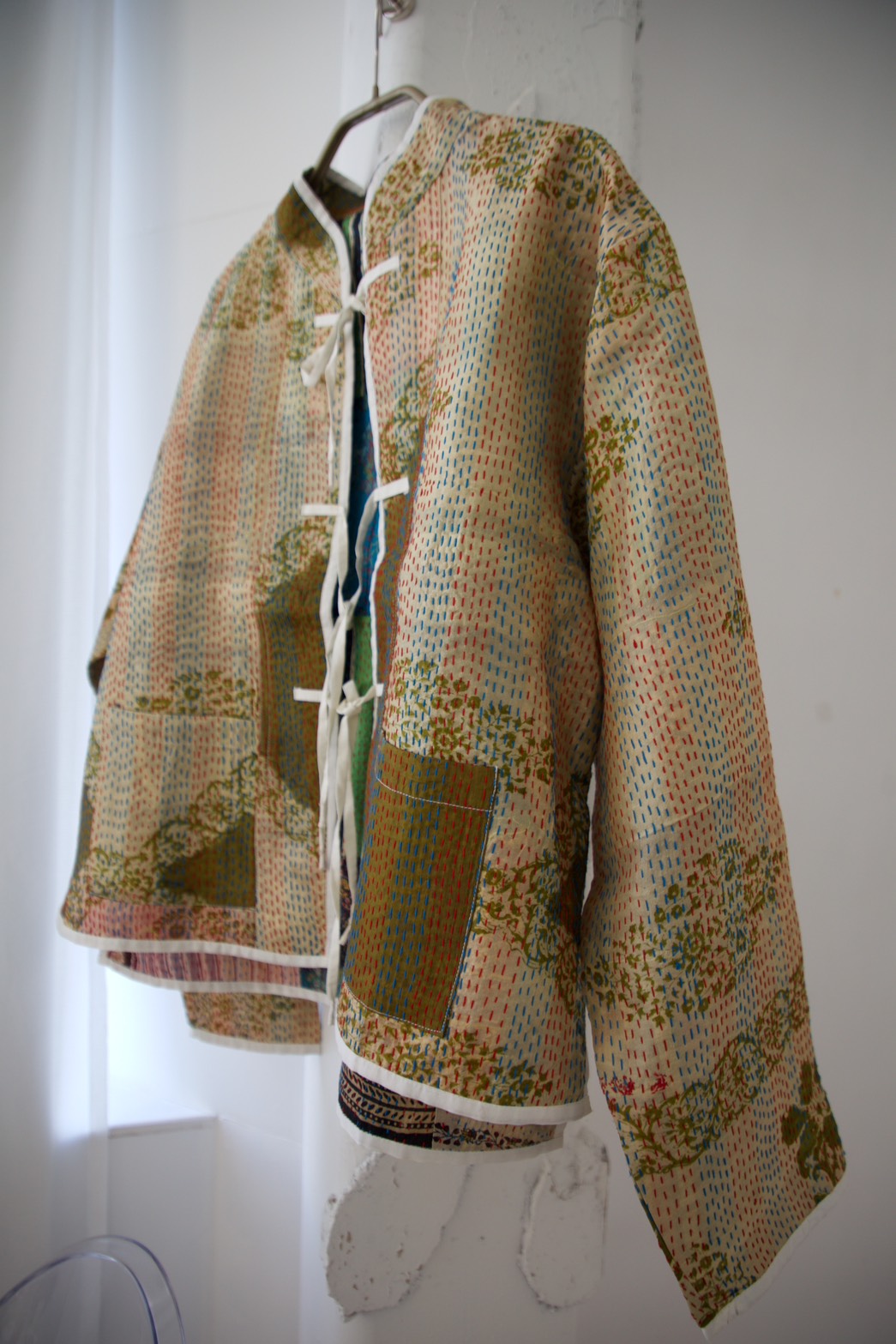 silk kantha jacket  （b）