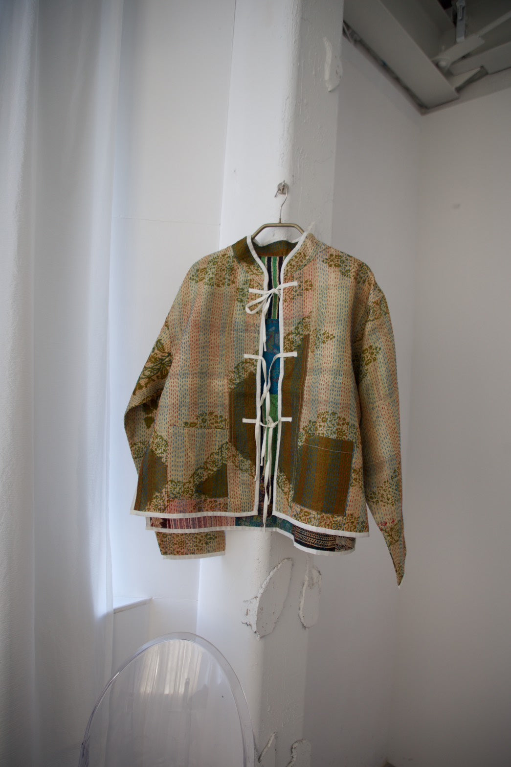 silk kantha jacket  （b）