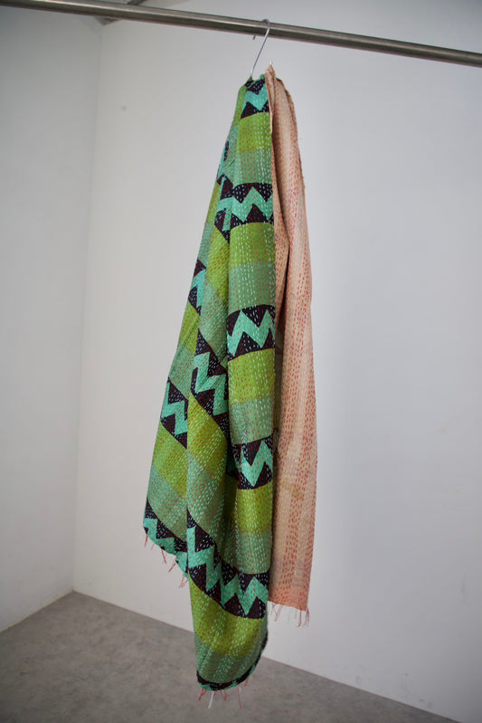 silk kantha stole（e）